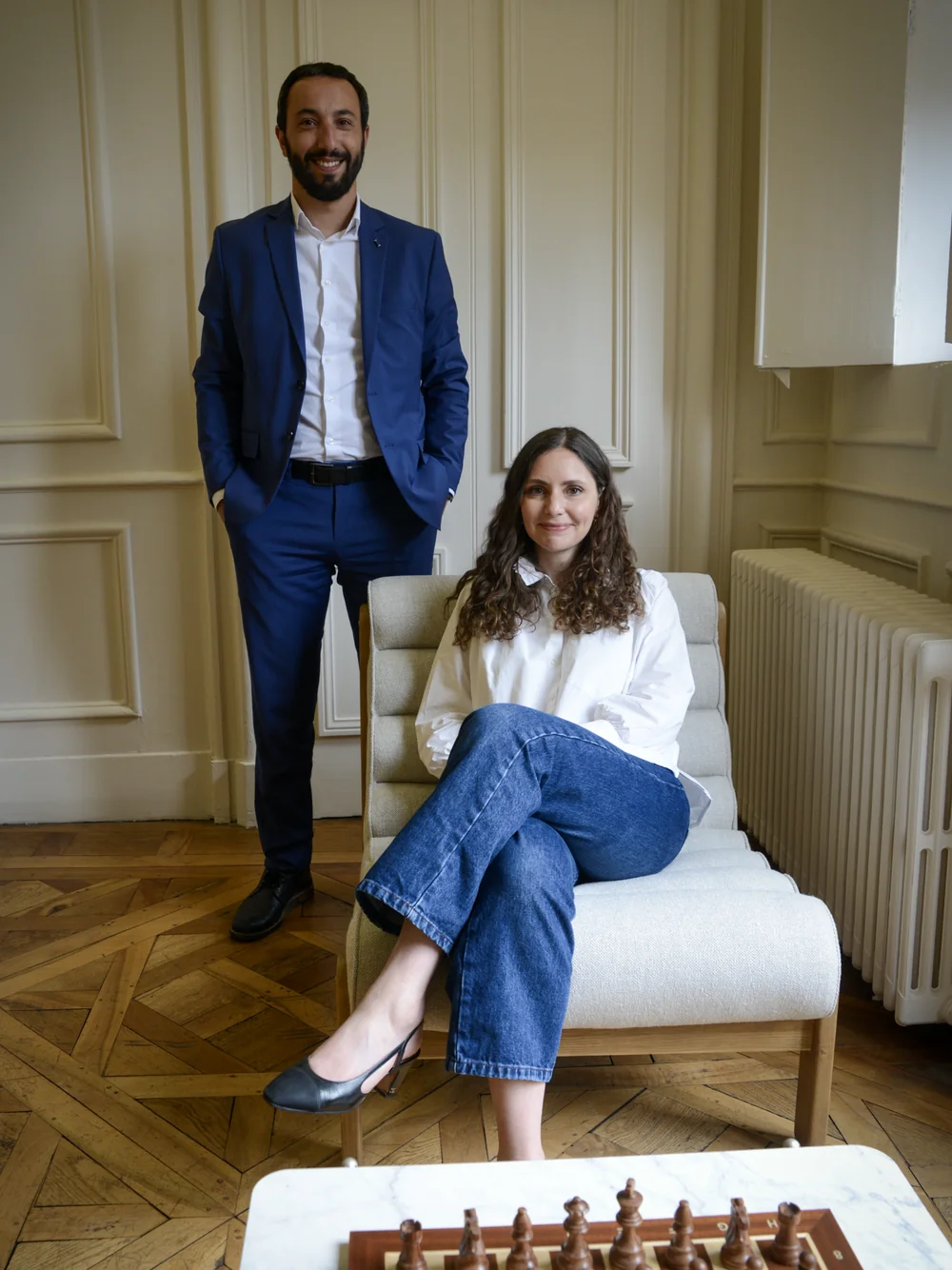 Maître Benjamin CELLE et Maître Chloé CHASSANY, notaires associés de l'étude BCA Notaires à Lyon 2ème